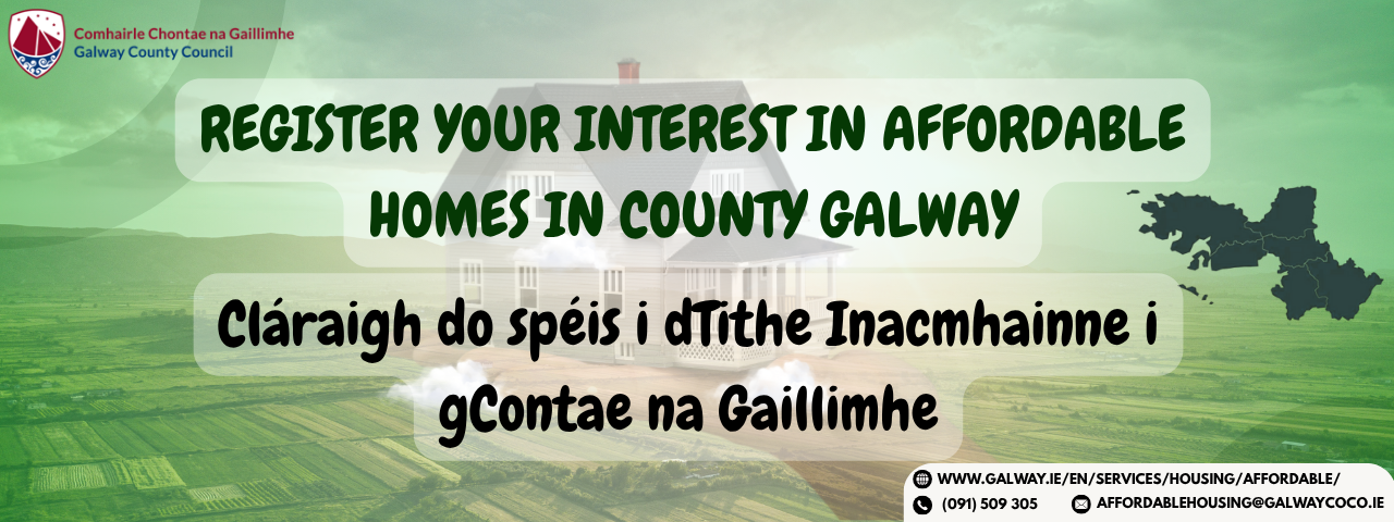 Cláraigh do spéis i dTithe Inacmhainne i gContae na Gaillimhe