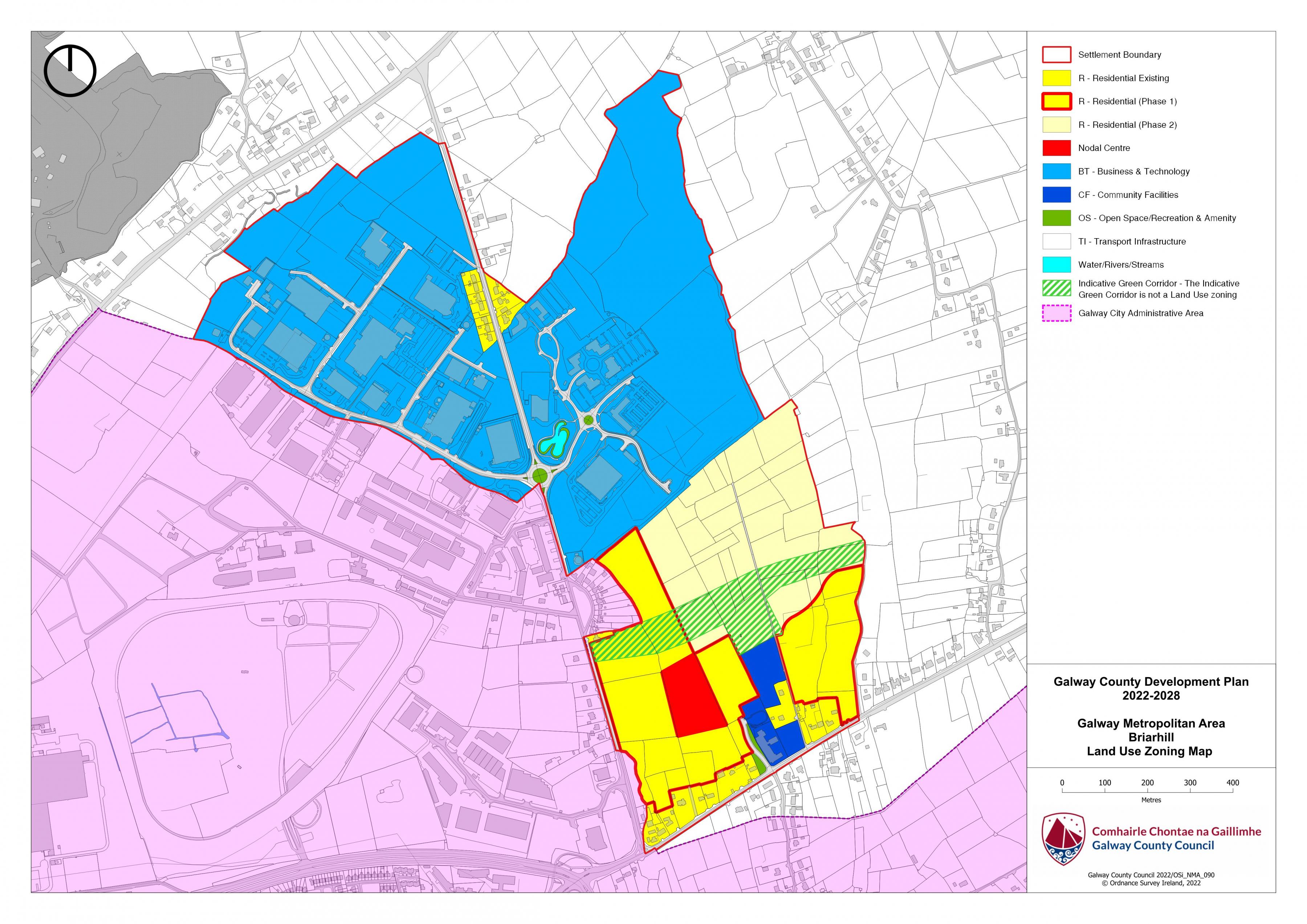 Briarhill Land Use Zoning Map